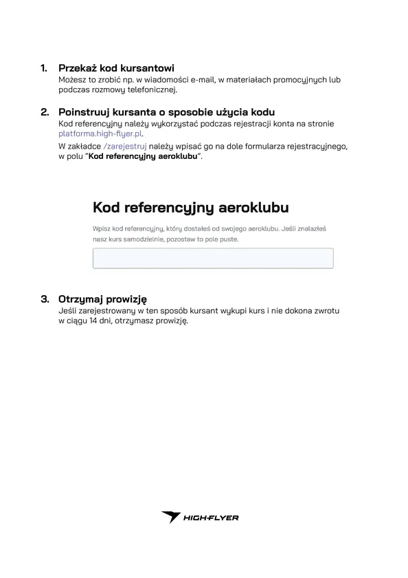 Instrukcja korzystania z kodu referencyjnego aeroklubu