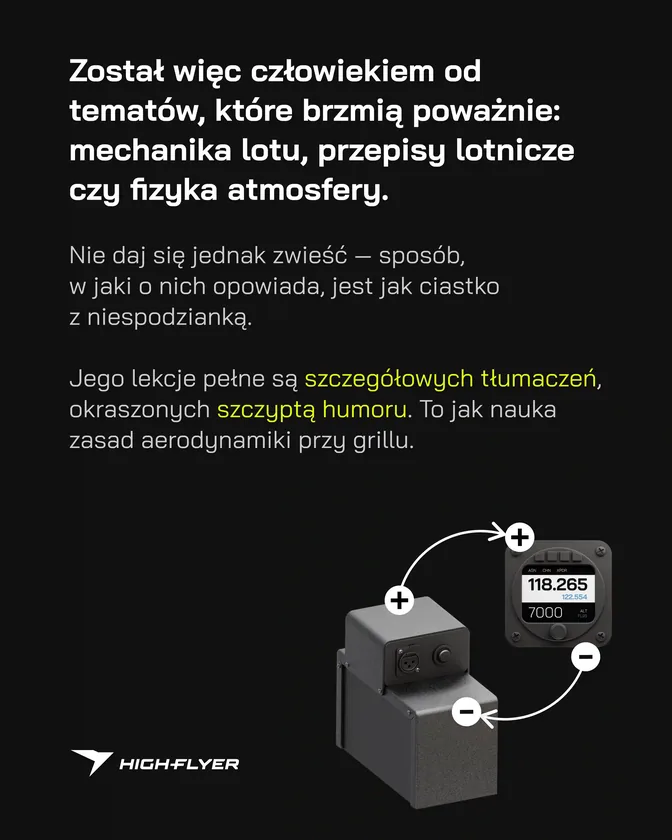 Członek załogi High-Flyer